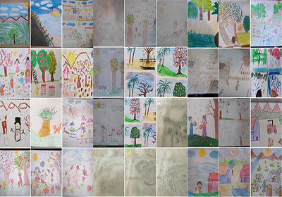 آثار-نقاشی-کودکان-در-مسابقه-نقاشی-طبیعت-اقوام-ایرانی